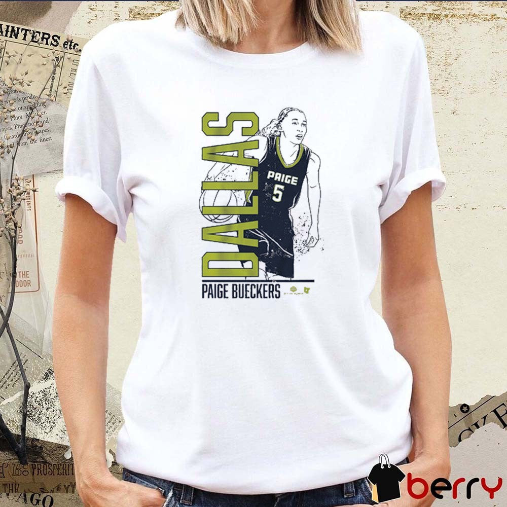 Paige Bueckers Vertical Layer Dallas Wings Basketball t-shirt