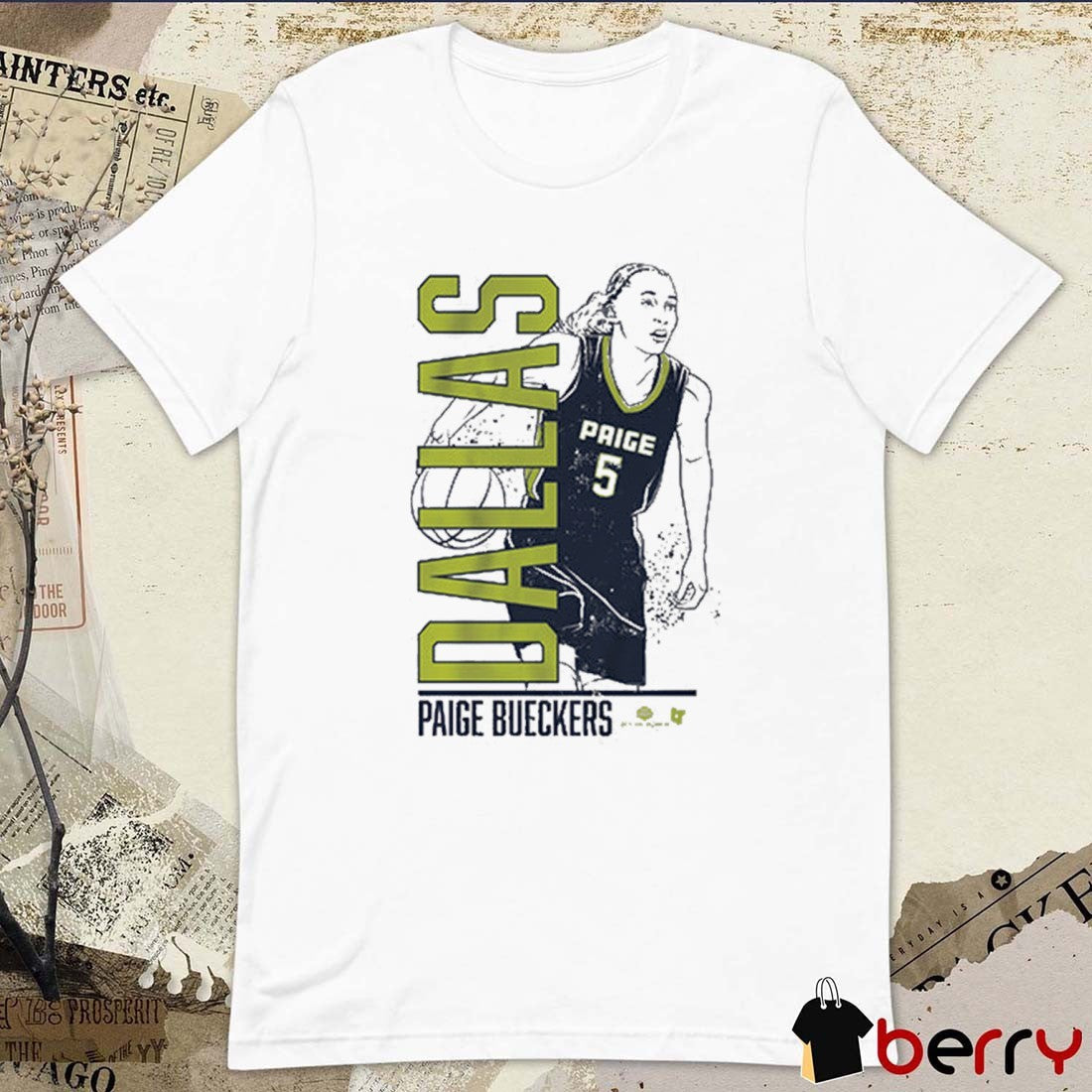 Paige Bueckers Vertical Layer Dallas Wings Basketball t-shirt