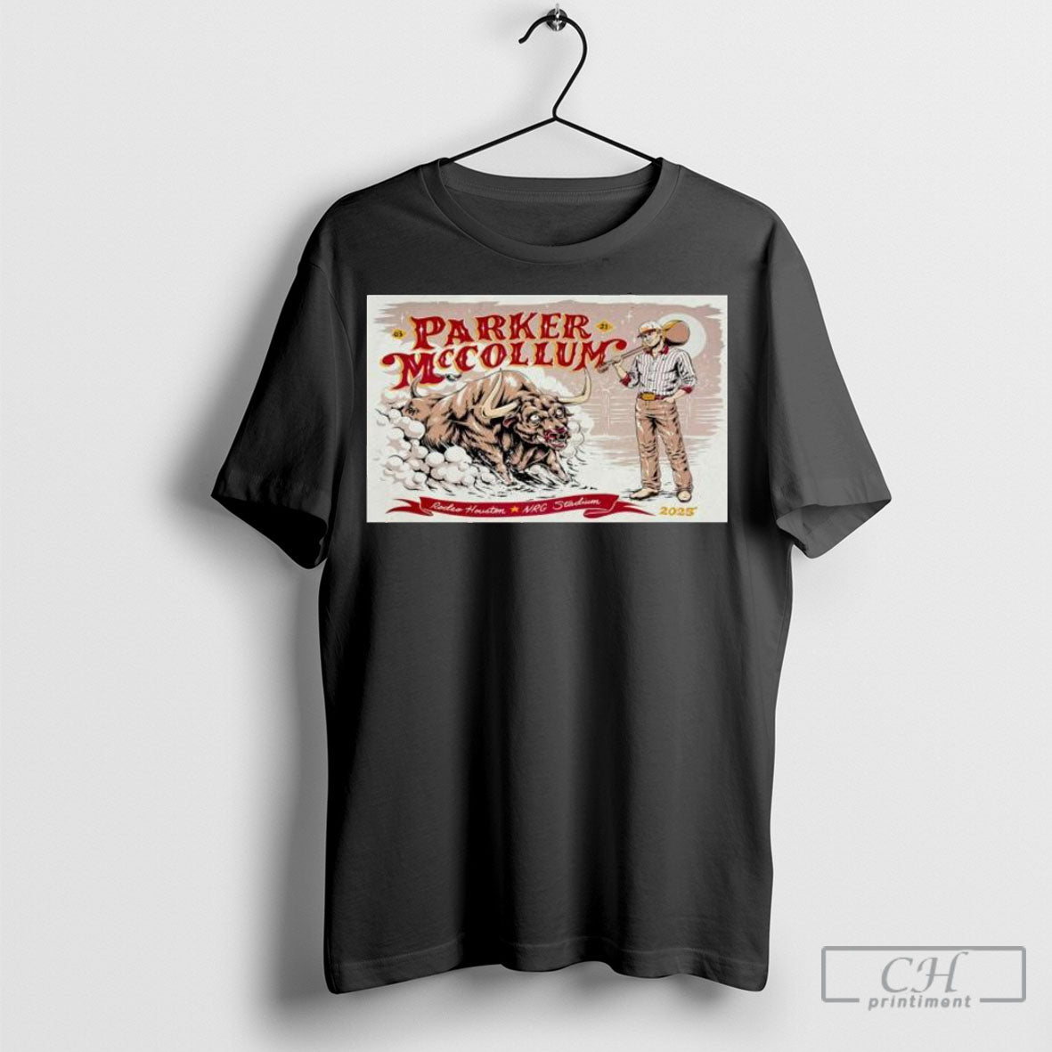 Official Parker Mccollum On March 21 2025 In Houston Tx Tour Poster T Shirt