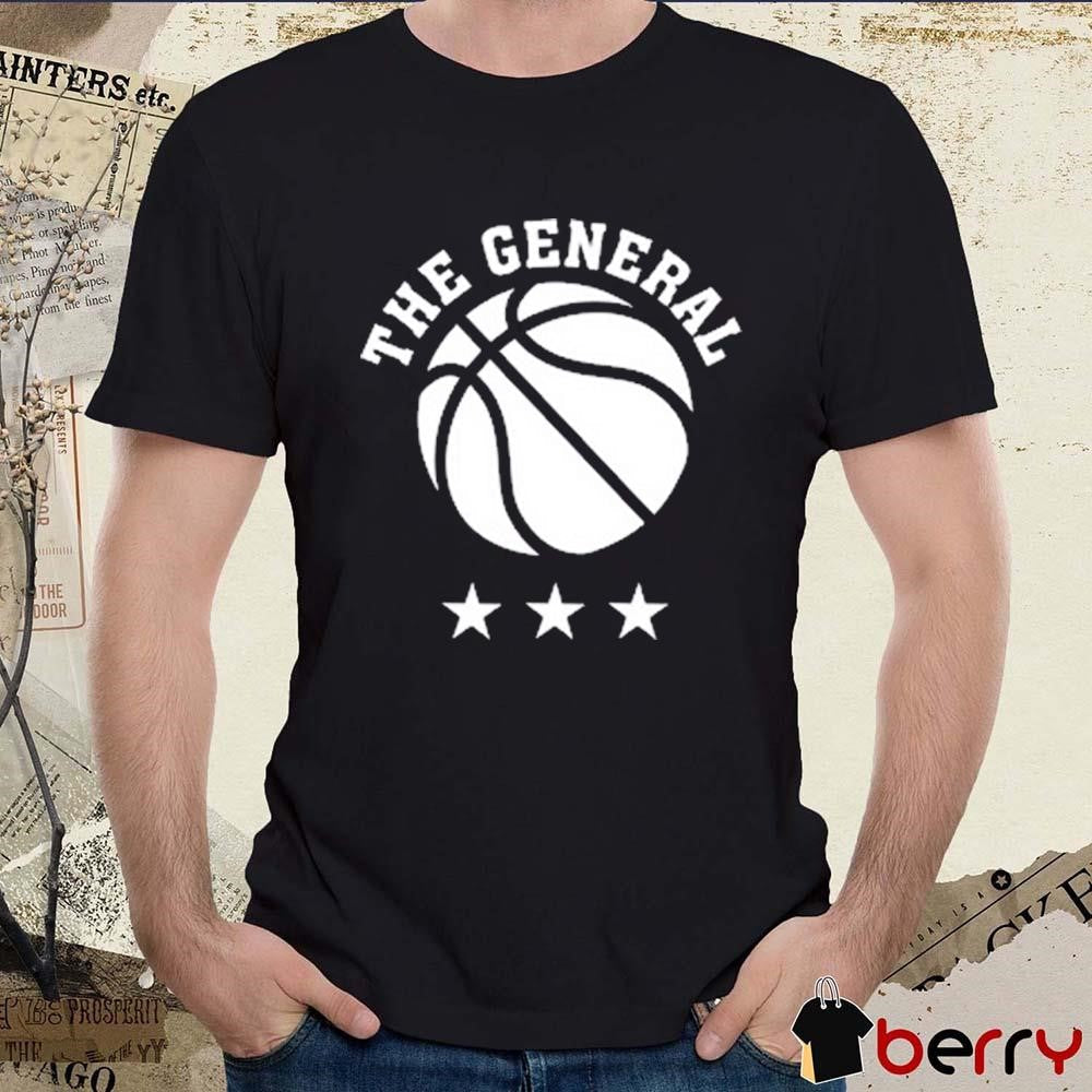 Pat Knight Wearing The General Basketball t-shirt