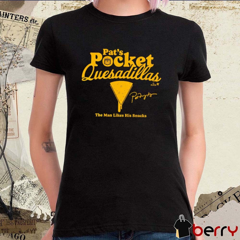 Pat Murphy Pocket Quesadillas The Man Likes His Snacks Milwaukee Brewers MLB Signature t-shirt