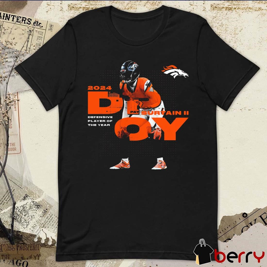 Pat Surtain II Denver Broncos 2024 NFL Football Defensive Player of the Year Graphic t-shirt