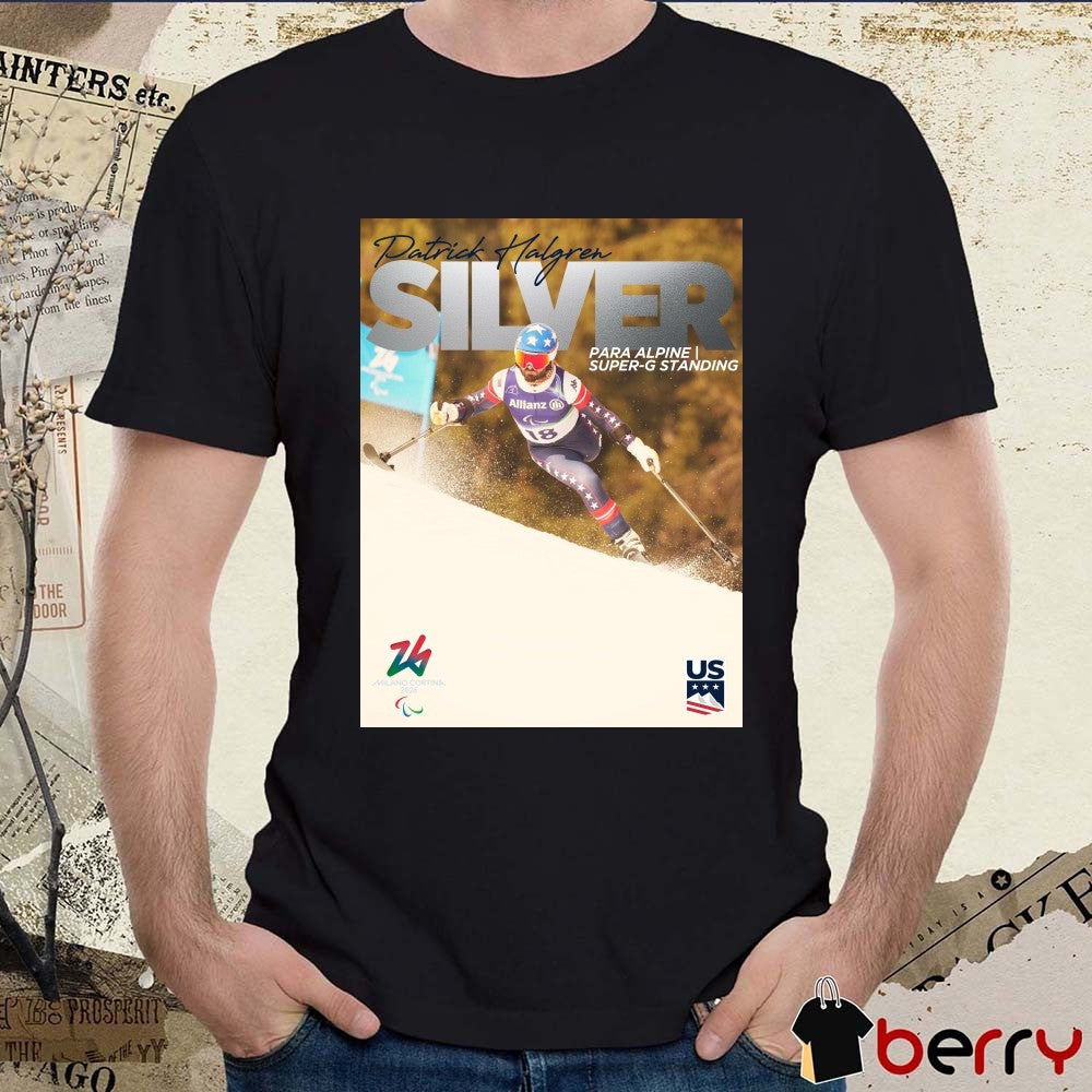 Patrick Halgren Silver Medal Para Alpine Super-G Standing Poster t-shirt