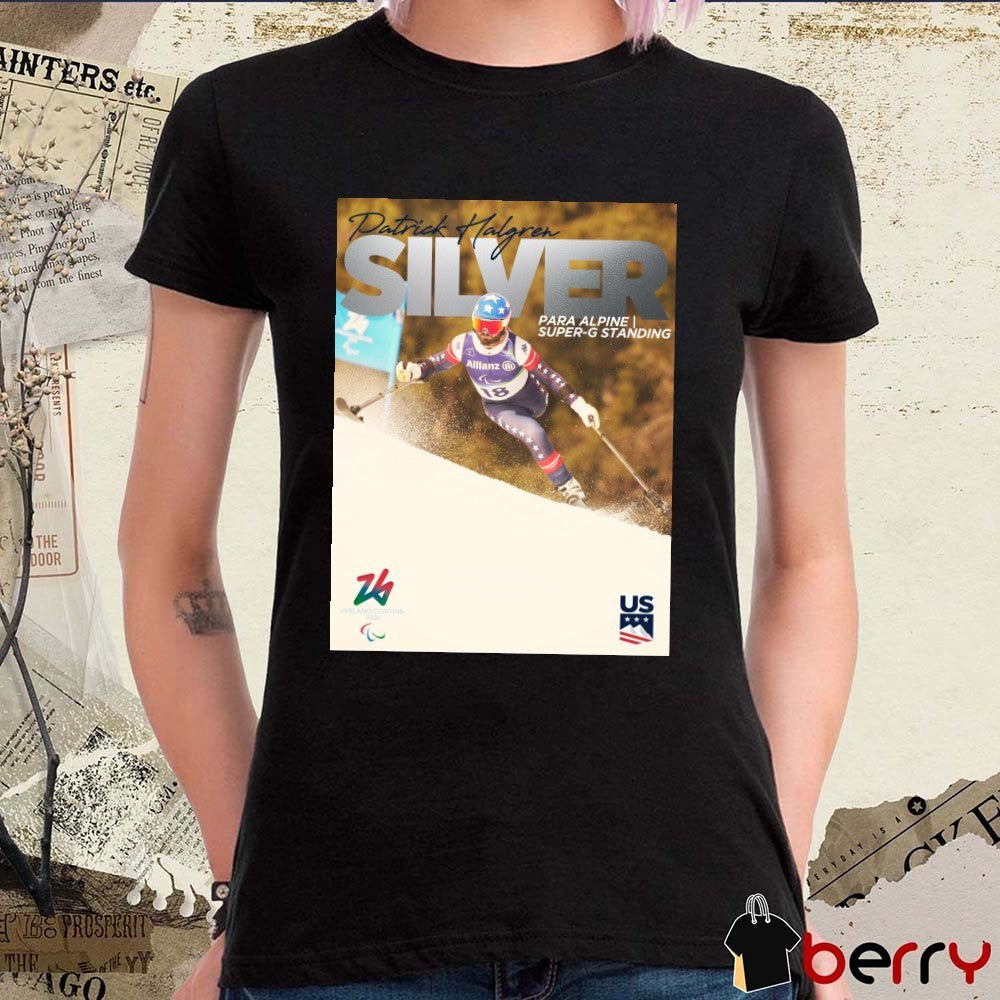 Patrick Halgren Silver Medal Para Alpine Super-G Standing Poster t-shirt