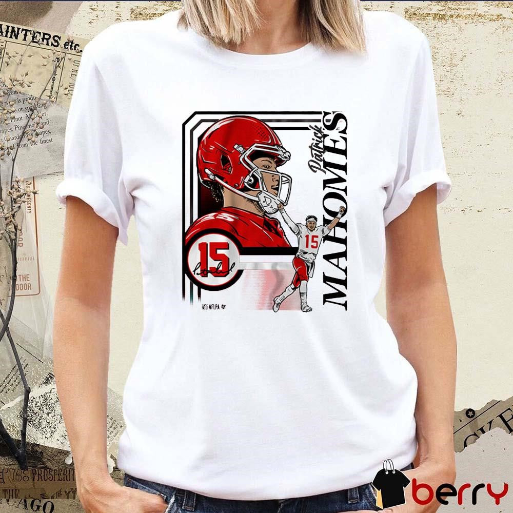 Patrick Mahomes Collage Frame Kansas City Chiefs NFL Football Signature Graphic t-shirt