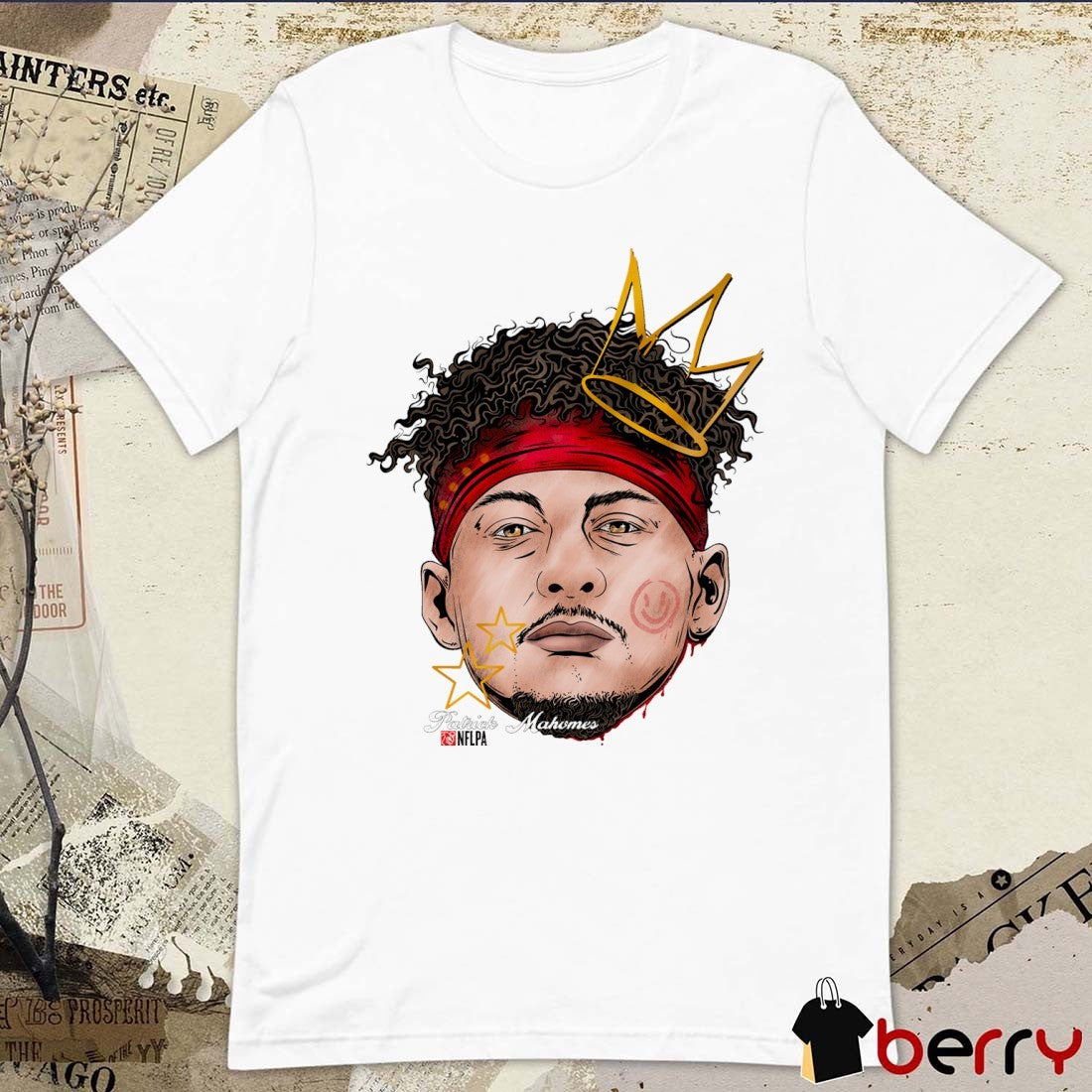 Patrick Mahomes Fat Head NFL Kansas City Chiefs Planet Euphoria Art 2025 t-shirt