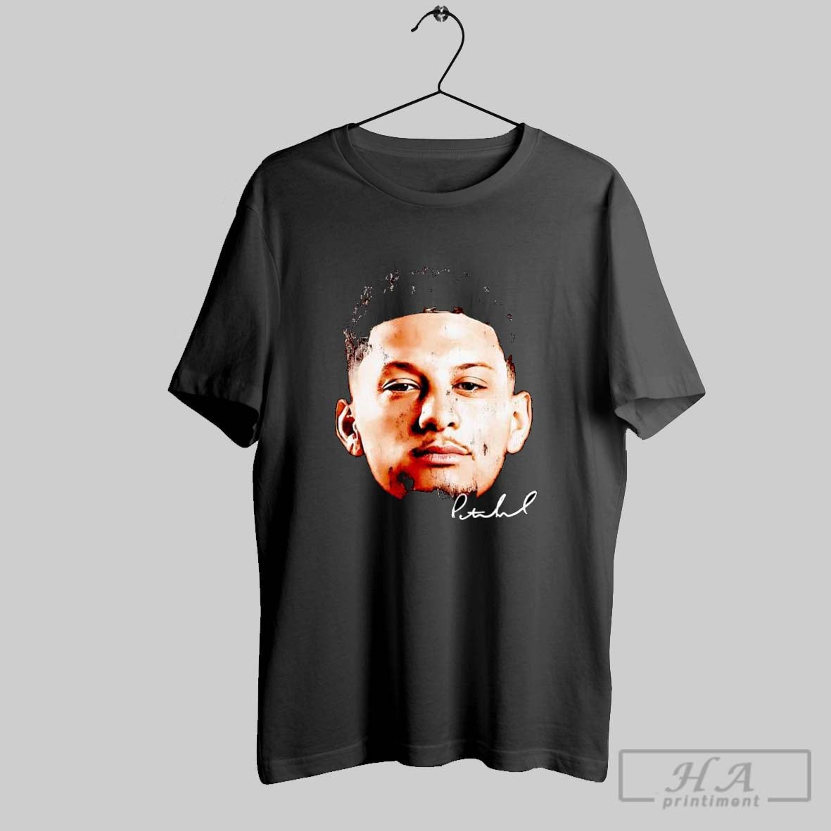 Official Patrick Mahomes Kansas City Vintage Heads Signature