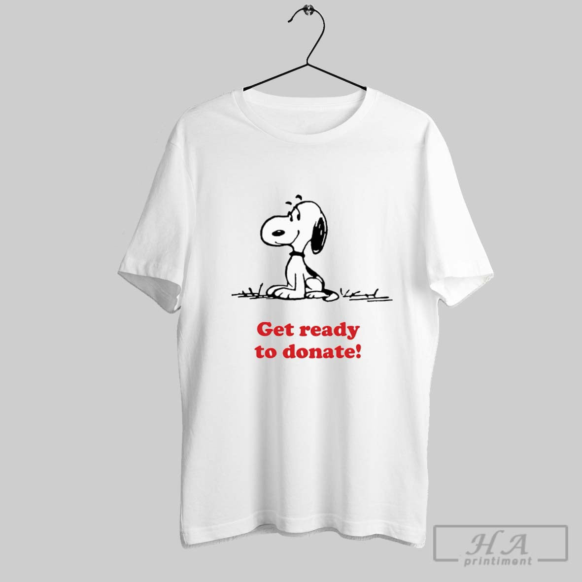 Official Peanuts X American Red Cross Get Ready To Donate White Poster