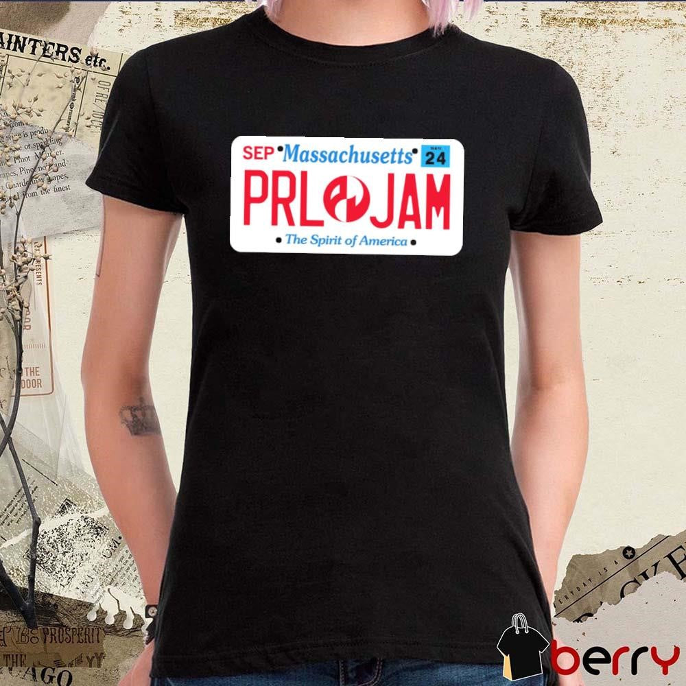 Pearl Jam Sept 17 2024 Massachusetts The Spirit Of America t-shirt