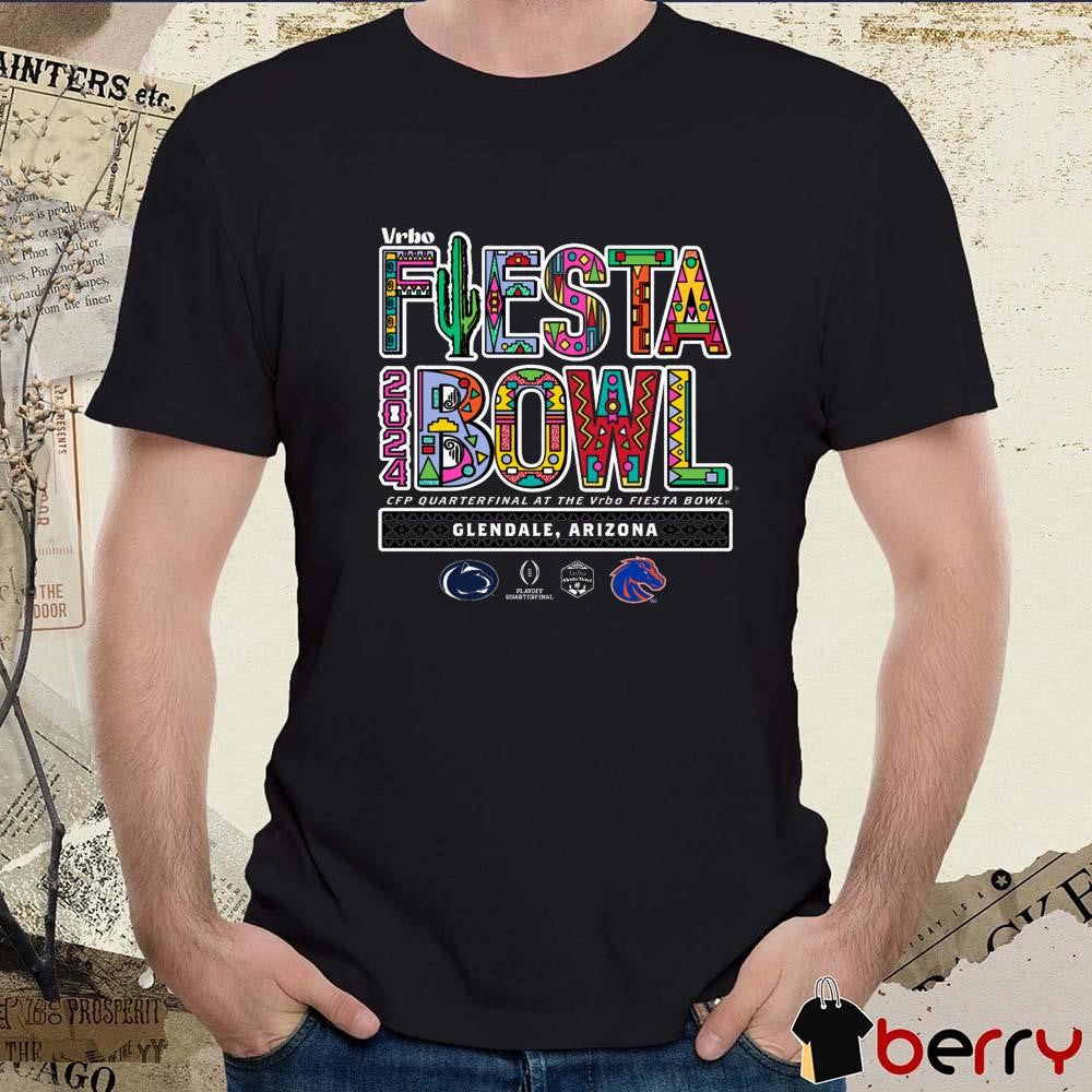 Penn State Nittany Lions Vs Boise State Broncos Matchup 2024 CFP Vrbo Fiesta Bowl Desert Lights t-shirt