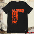 Pete Alonso New York Home Run List 252 242 220 192 New York Mets MLB t-shirt