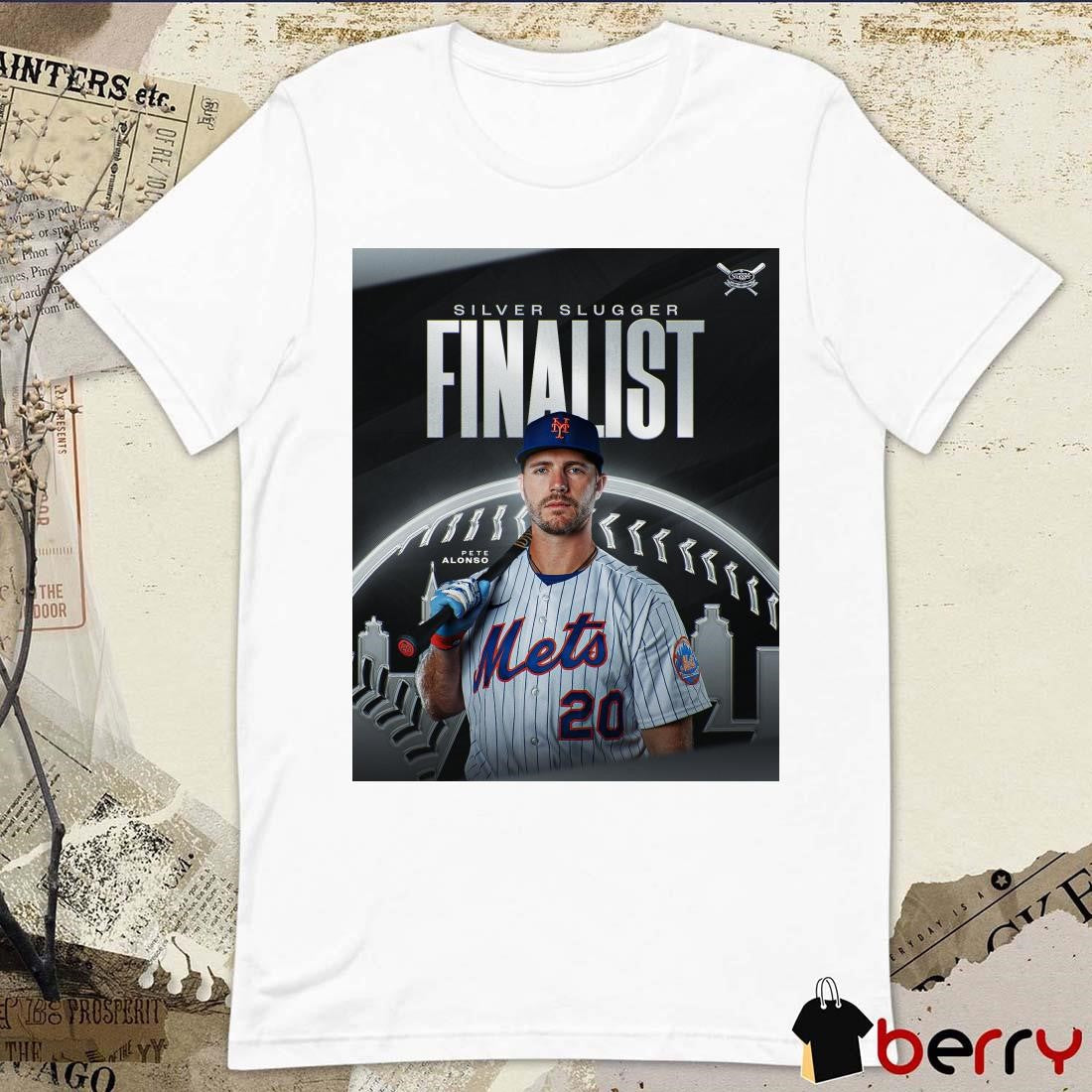 Pete Alonso New York Mets MLB 2024 Silver Slugger finalists Poster t-shirt