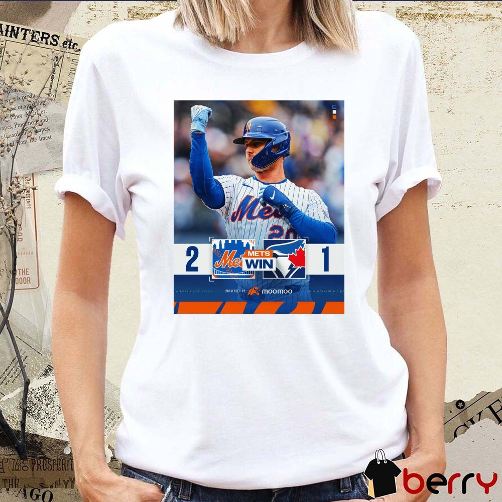 Pete Alonso New York Mets Win Toronto Blue Jays Final Score 2 – 1 Poster t-shirt