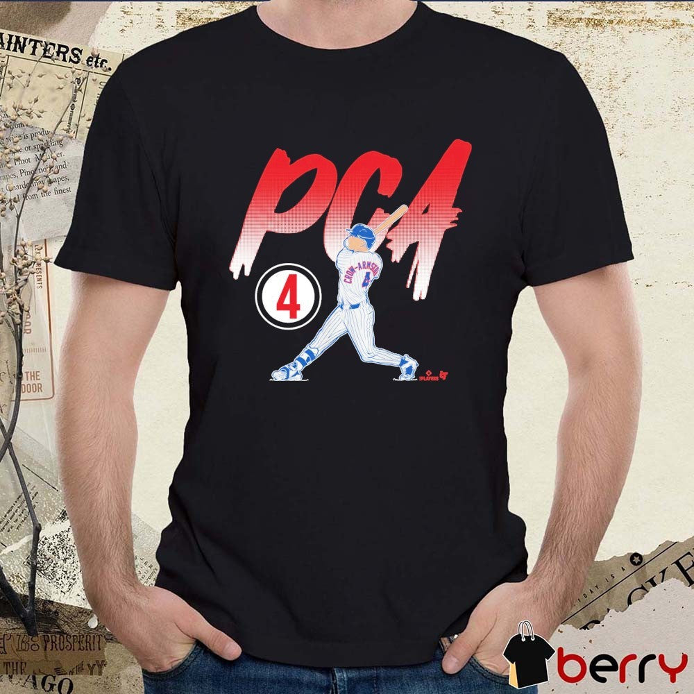 Pete Crow-Armstrong Slugger Swing Number 4 Chicago Cubs MLB t-shirt