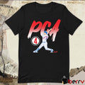 Pete Crow-Armstrong Slugger Swing Number 4 Chicago Cubs MLB t-shirt