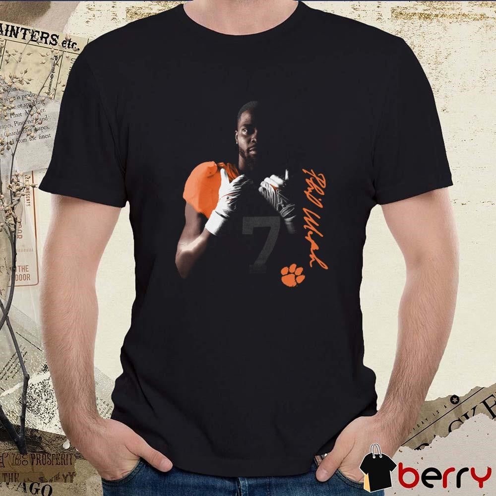 Phil Mafah Spotlight Clemson Tigers football Signature t-shirt