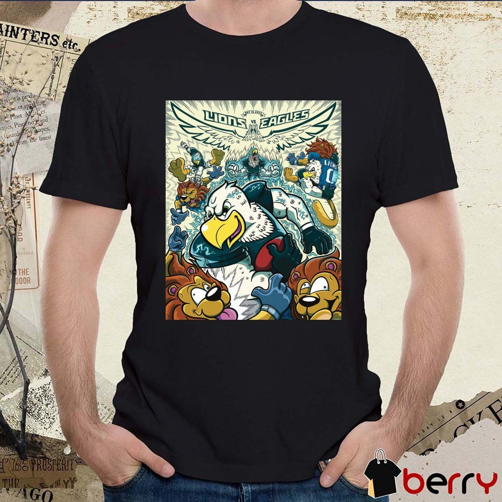 Philadelphia Eagles Vs Detroit Lions Sunday Night Football Week 11 2025 NFL November 16, 2025 Poster t-shirt