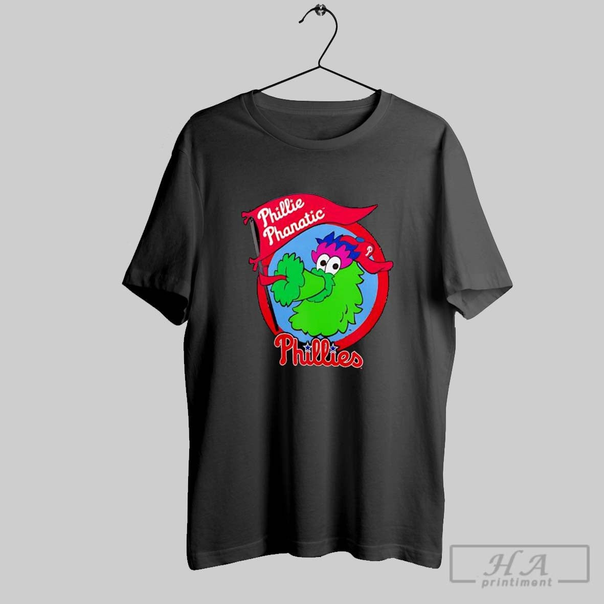 Official Philadelphia Phillies Logo Hand Holding Flag Iconic Baseball