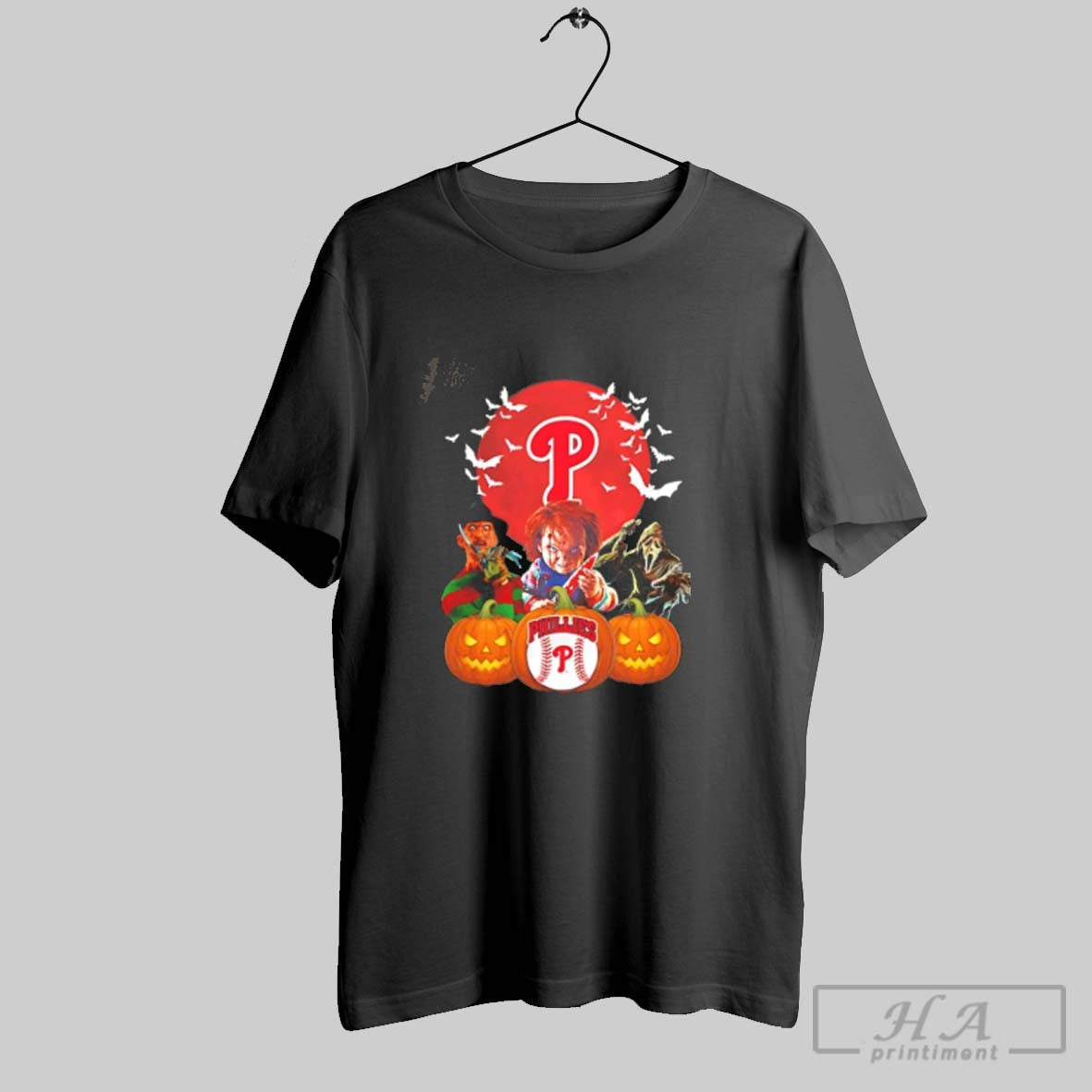 Official Philadelphia Phillies Mlb Horror Movie Halloween