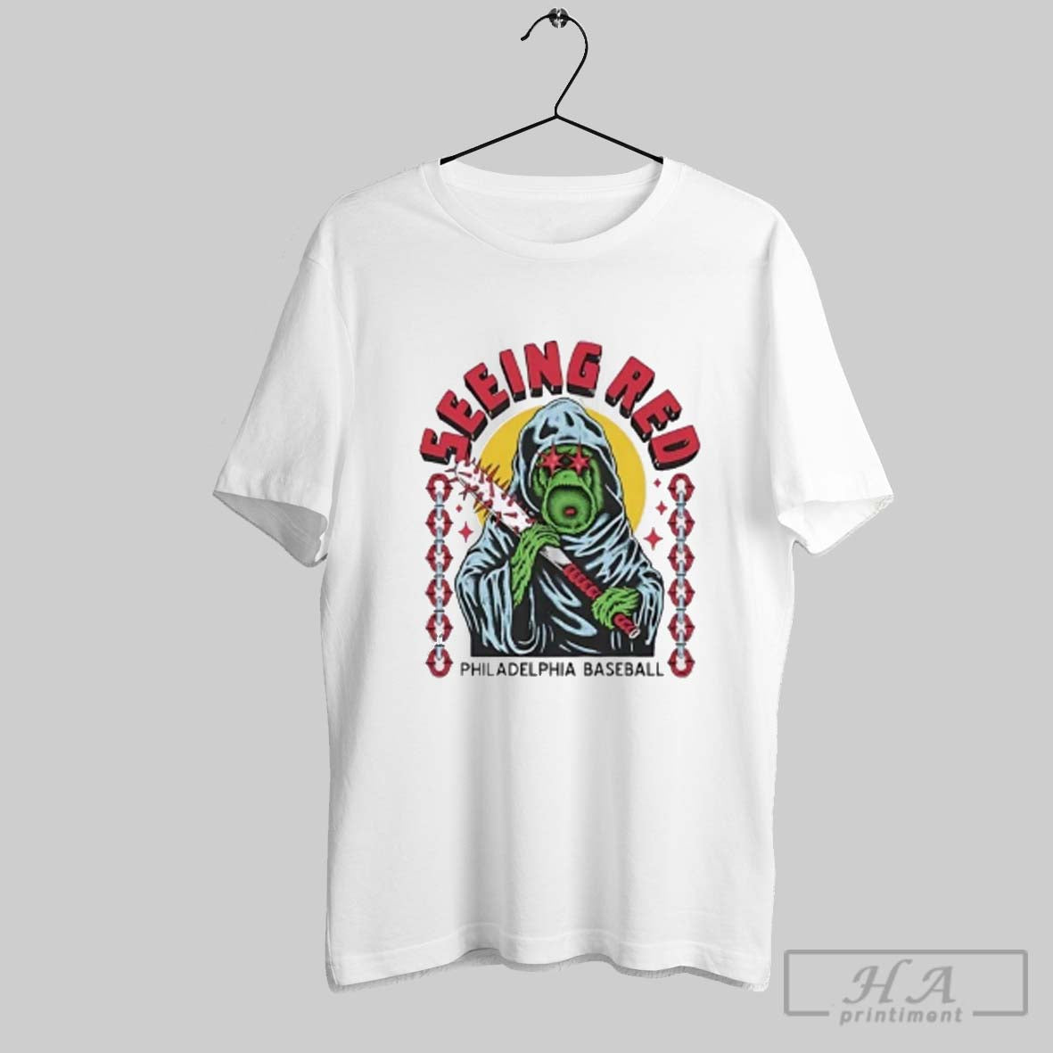 Official Philadelphia Phillies Phanatic Seeing Red