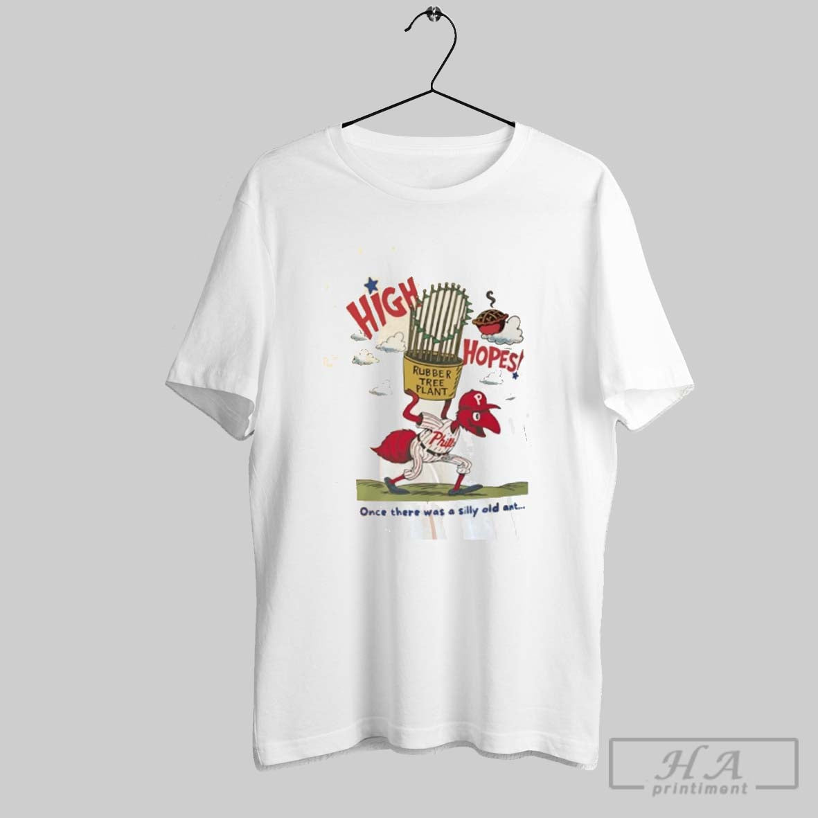 Official Philadelphia Phillies High Hopes Once There Was A Silly Old Ant Art