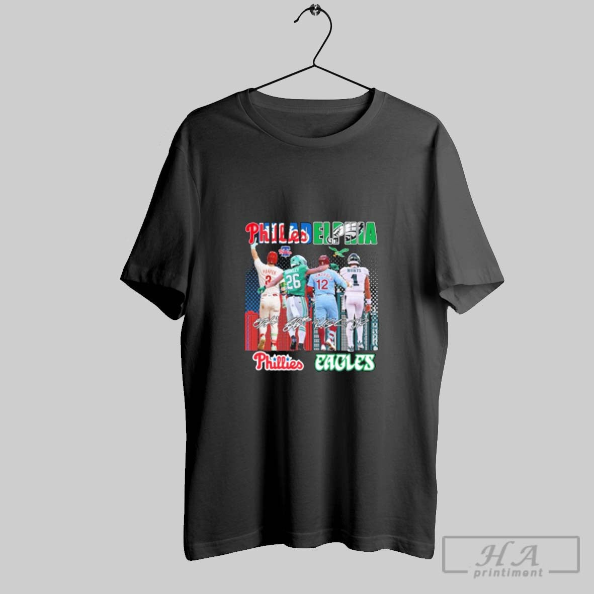 Official Philadelphia Sports Teams Harper Barkley Schwarber And Hurts Shirt
