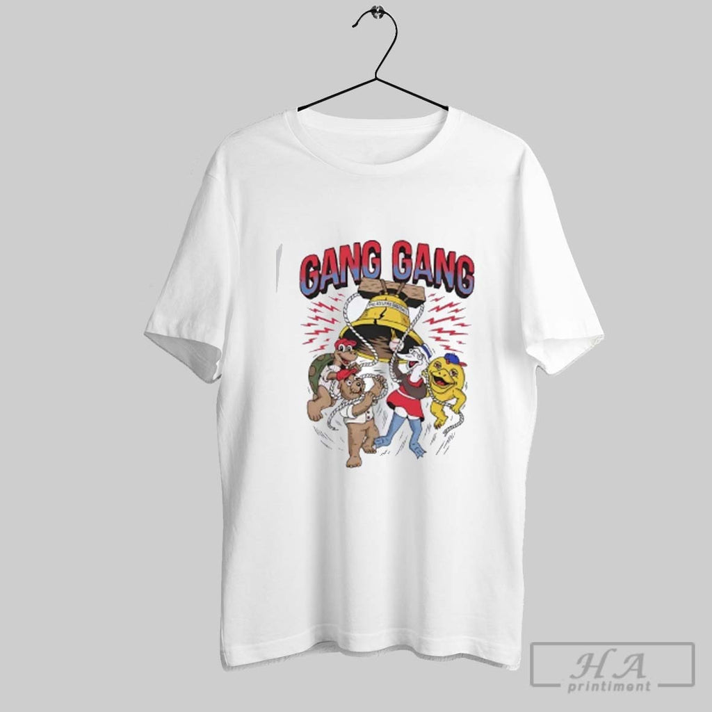 Official Philadelphia Gang Gang Mascots Ring The Bell