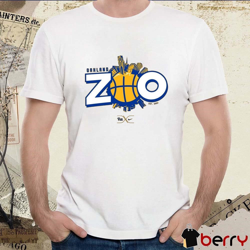 Pitt Panthers Rally Loud Basketball Oakland Zoo Est 2001 t-shirt