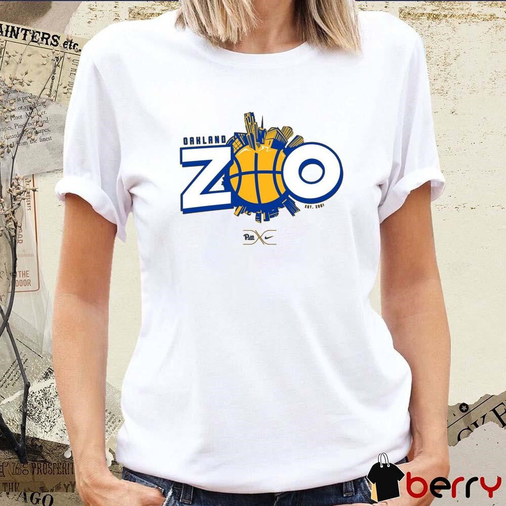 Pitt Panthers Rally Loud Basketball Oakland Zoo Est 2001 t-shirt