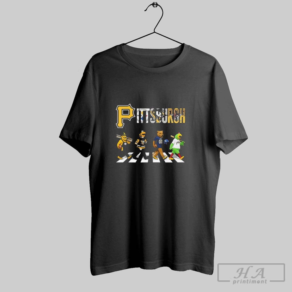 Official Pittsburgh City Sports Mascot Road Abbey 2025
