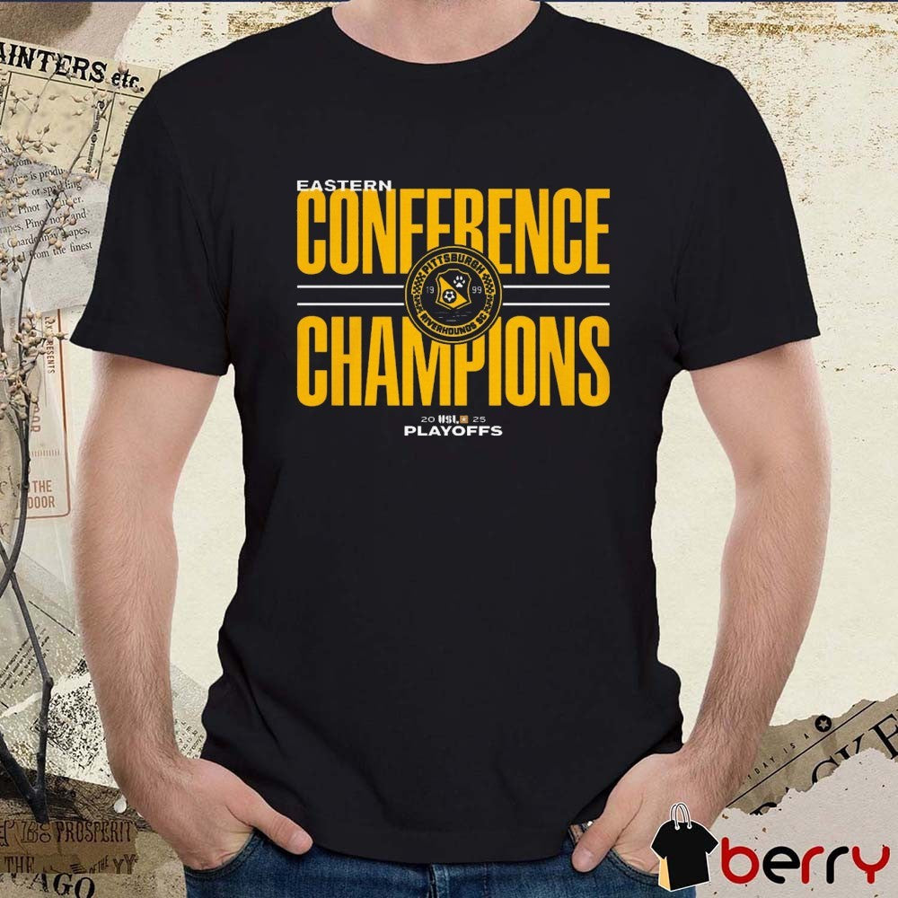 Pittsburgh Riverhounds SC Eastern Conference Champions Playoffs 2025 t-shirt