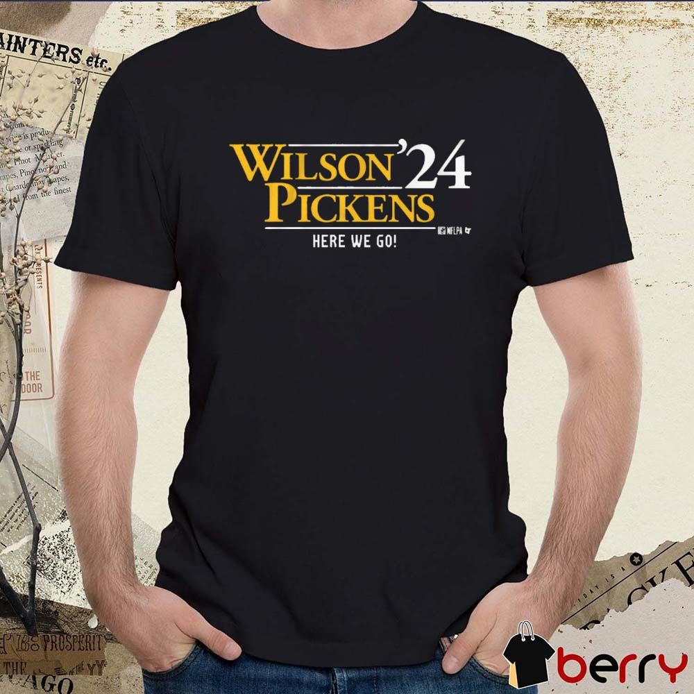 Pittsburgh Steelers NFL Russell Wilson And George Pickens Wilson-Pickens ’24 Here We Go t-shirt