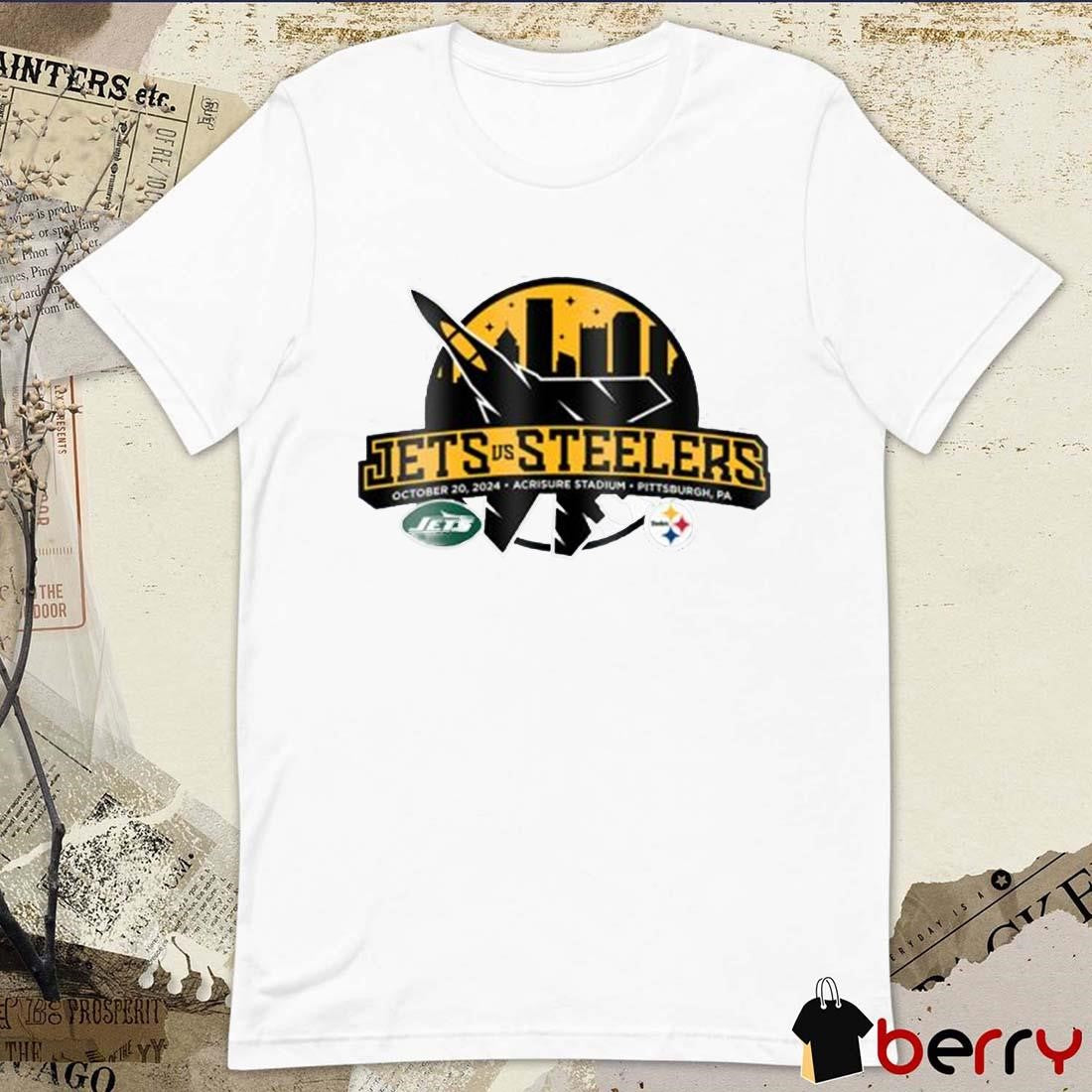 Pittsburgh Steelers vs. New York Jets 10 20 2024 Game Day Acrisure Stadium t-shirt