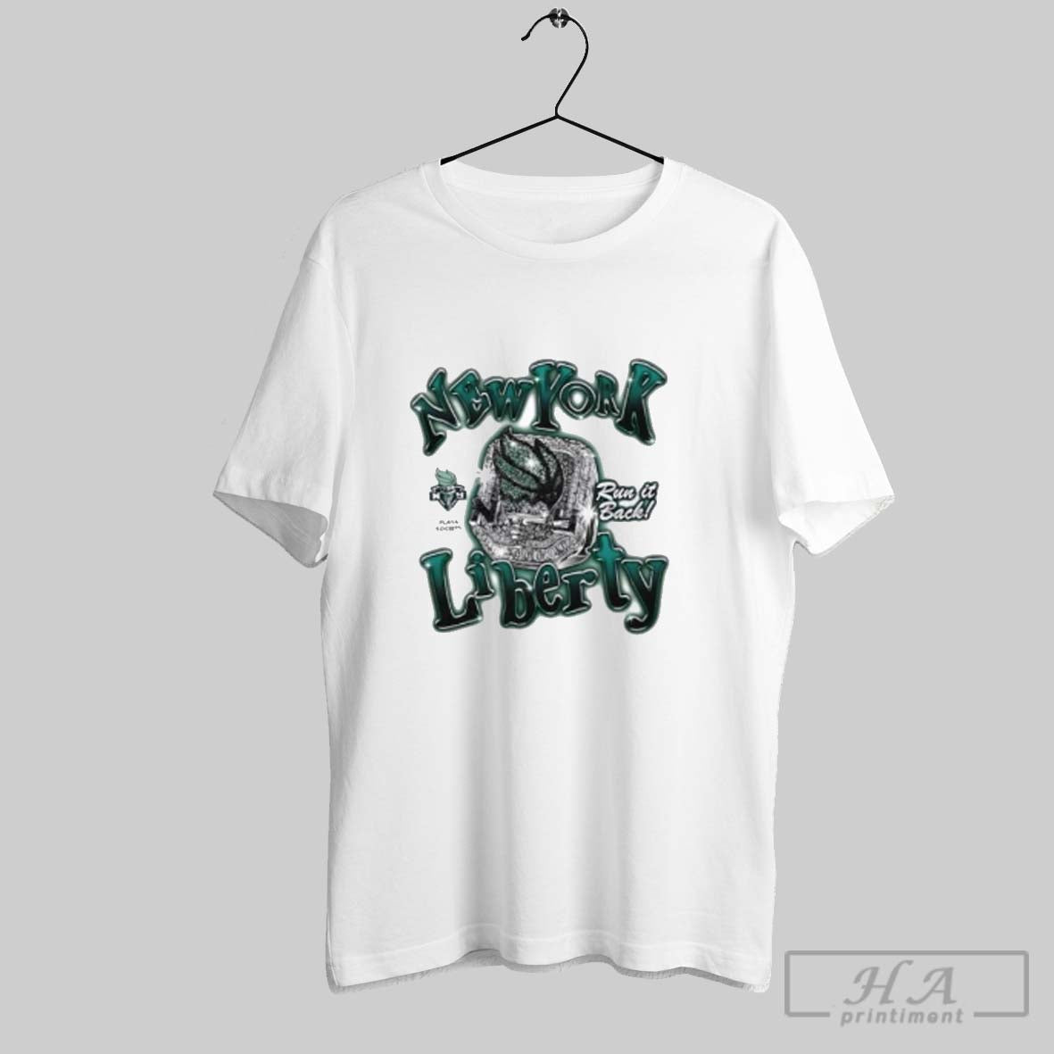 Official Playa Society New York Liberty Championship Ring Run It Back