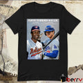 Players To Win MVP In AL & NL Frank Robinson CIN 1961 BAL 1966 And Shohei Ohtani LAA 2021 & 2023 LAD 2024 Poster t-shirt