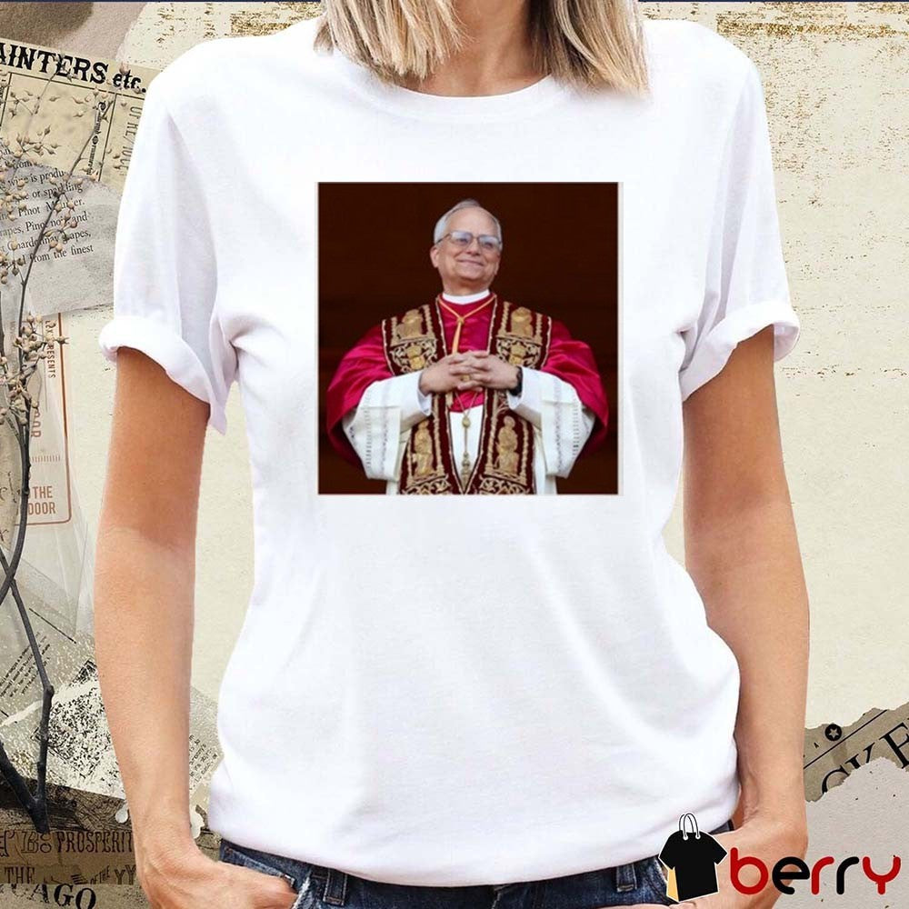 Pope Leo XIV Cardinal Robert Prevost Chicago Photo 2025 t-shirt