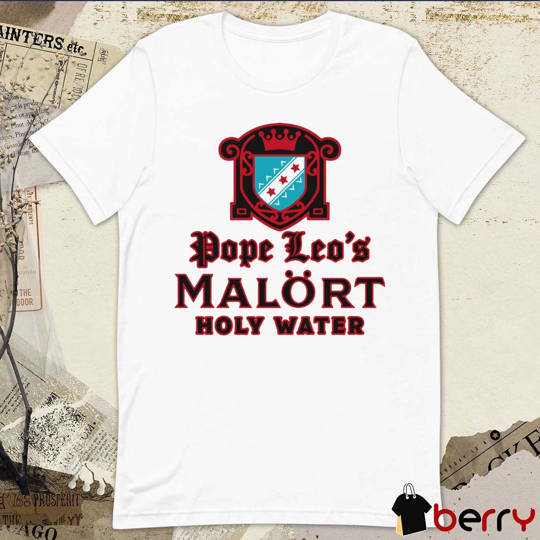 Pope Leo’s Holy Water New Pope Leo XIV t-shirt