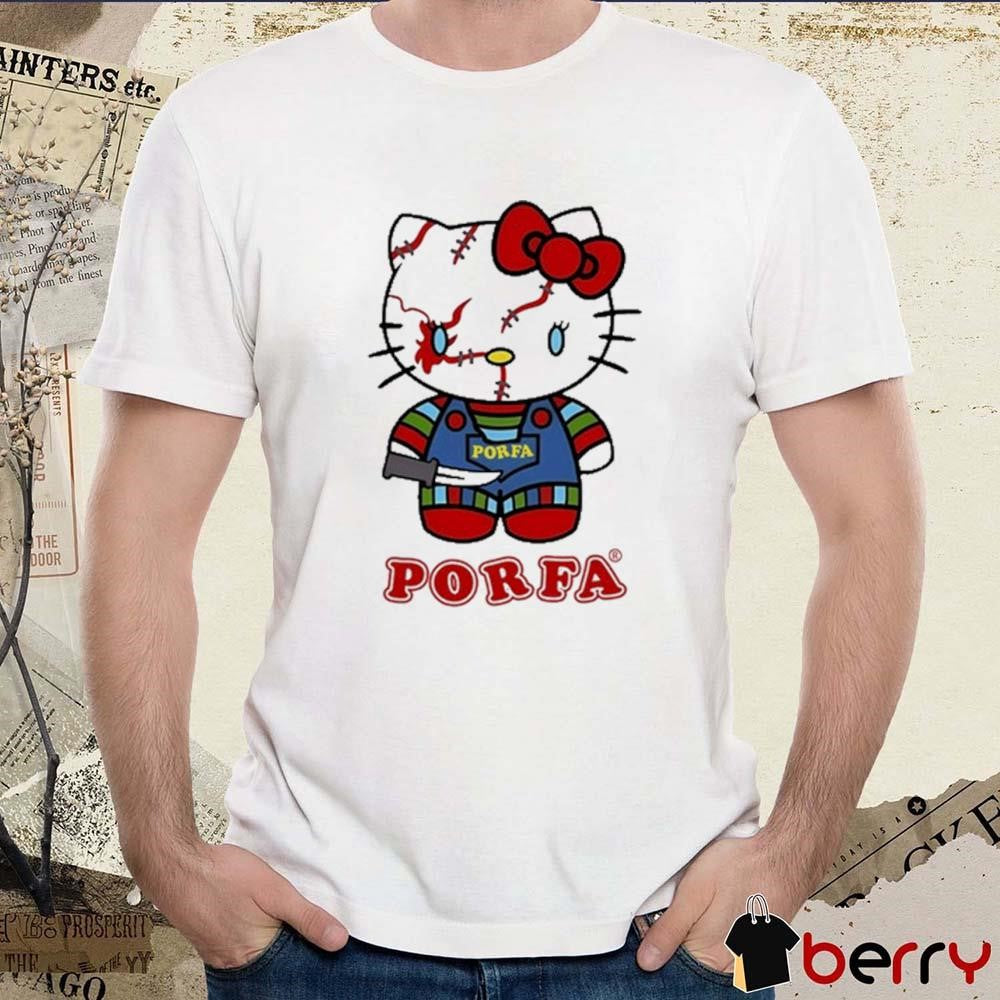 Por Favor Porfa Hello Kitty Halloween 2024 t-shirt