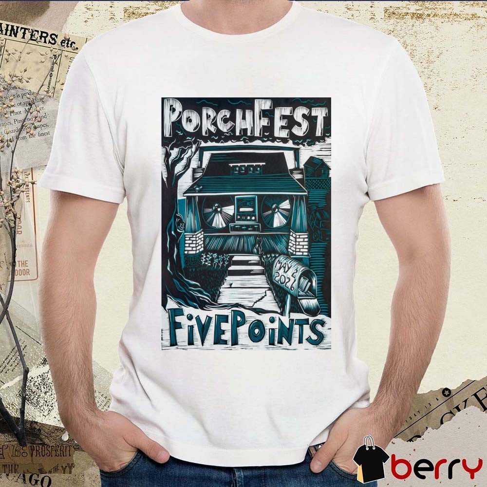 PorchFest Five Points In Huntsville AL On May 2 2026 Poster t-shirt