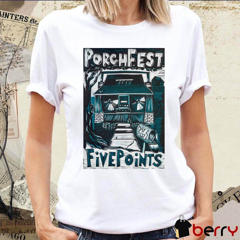 PorchFest Five Points In Huntsville AL On May 2 2026 Poster t-shirt
