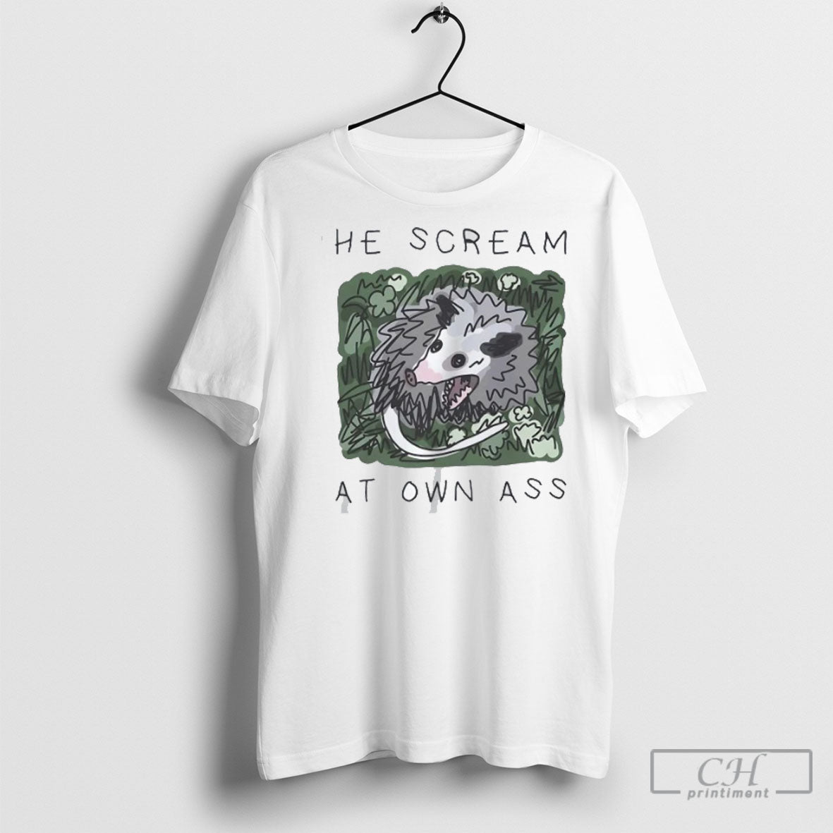 Official Possum He Scream At Own Ass Sweater
