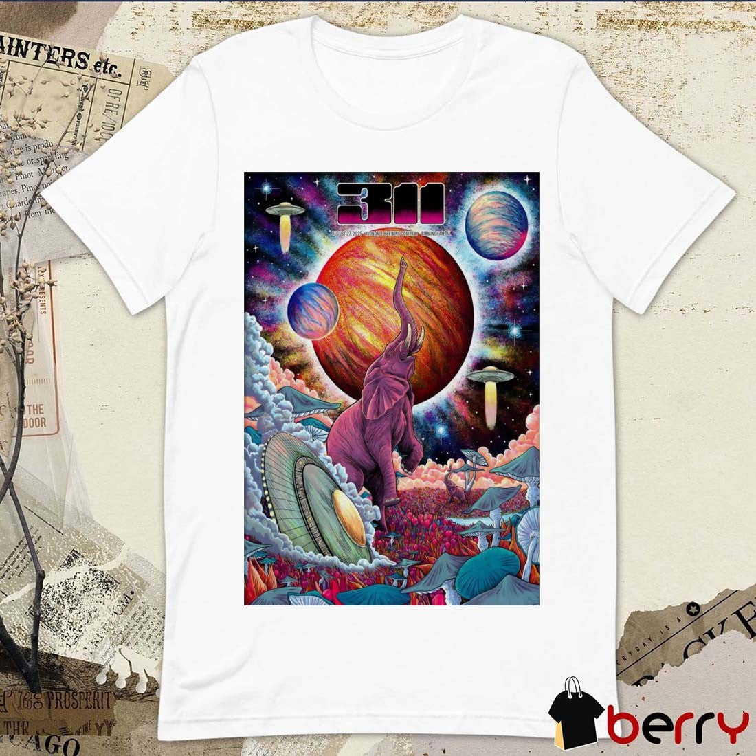 Poster 311 Band Avondale Brewing Company In Birmingham AL August 27 2025 t-shirt