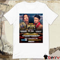Poster AEW Collision Homecoming Konosuke Takeshita Vs Katsuyori Shibata Sat Jan 25 Jacksonville FL t-shirt