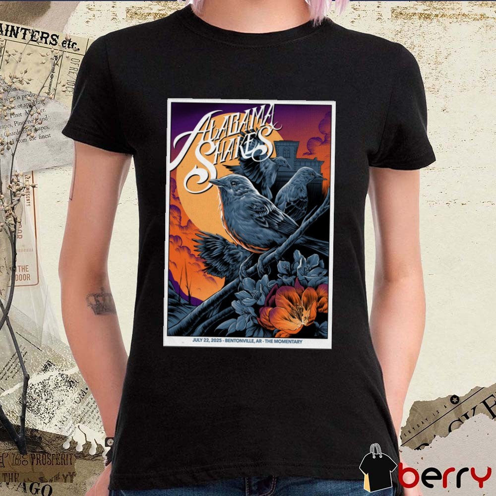 Poster Alabama Shakes July 22 2025 The Momentary In Bentonville AR t-shirt