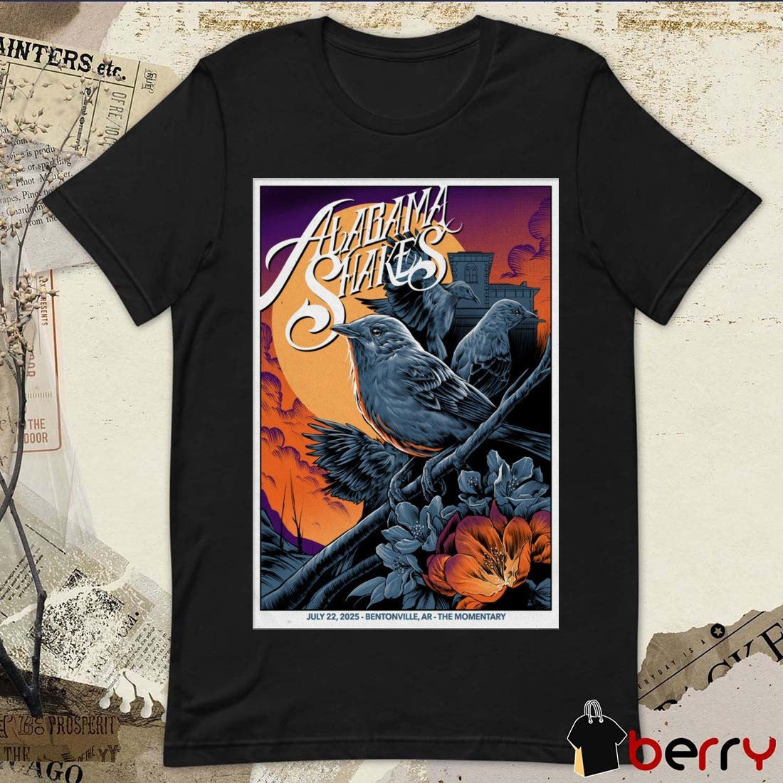 Poster Alabama Shakes July 22 2025 The Momentary In Bentonville AR t-shirt