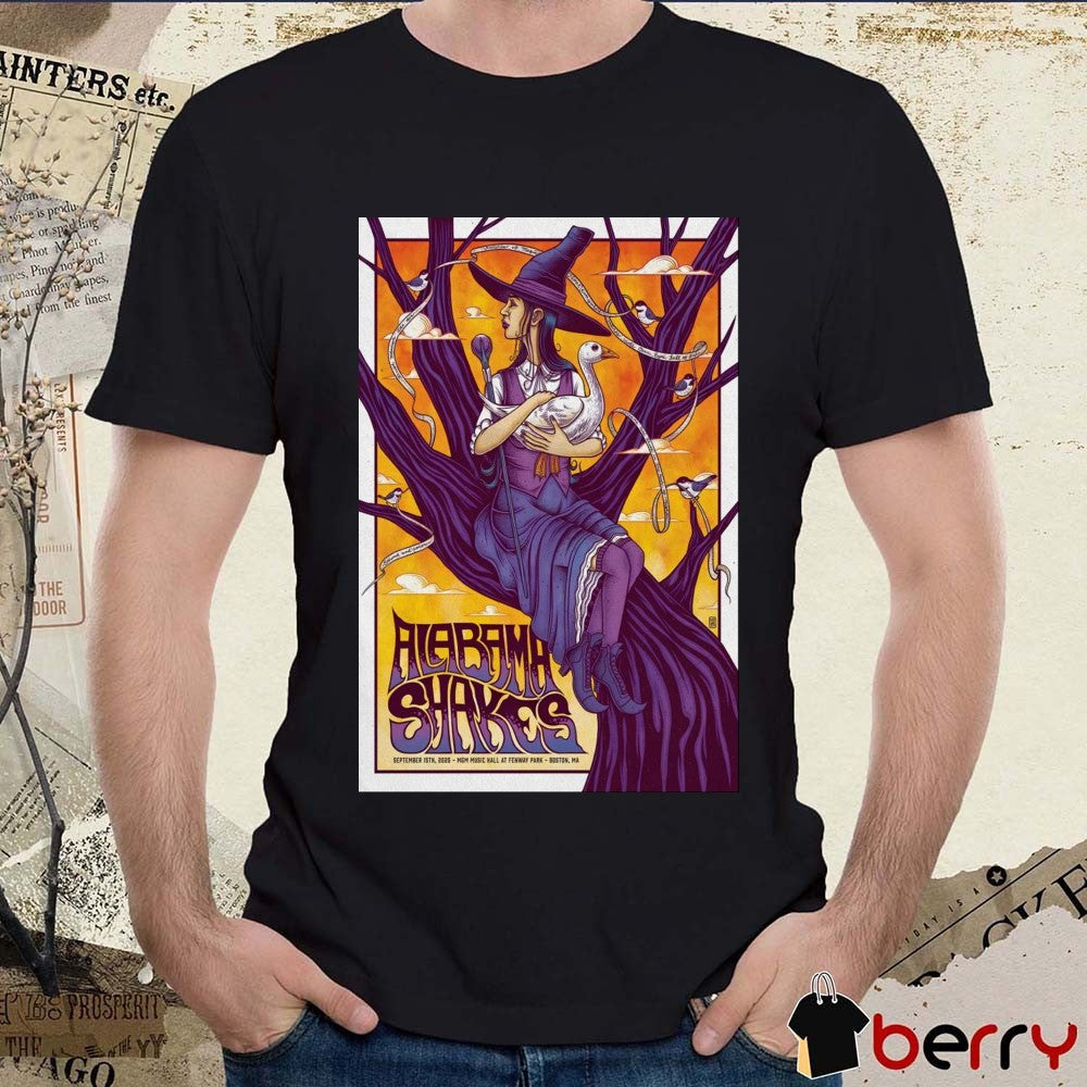 Poster Alabama Shakes MGM Music Hall At Fenway Park Boston, MA Tour September 15 2025 t-shirt