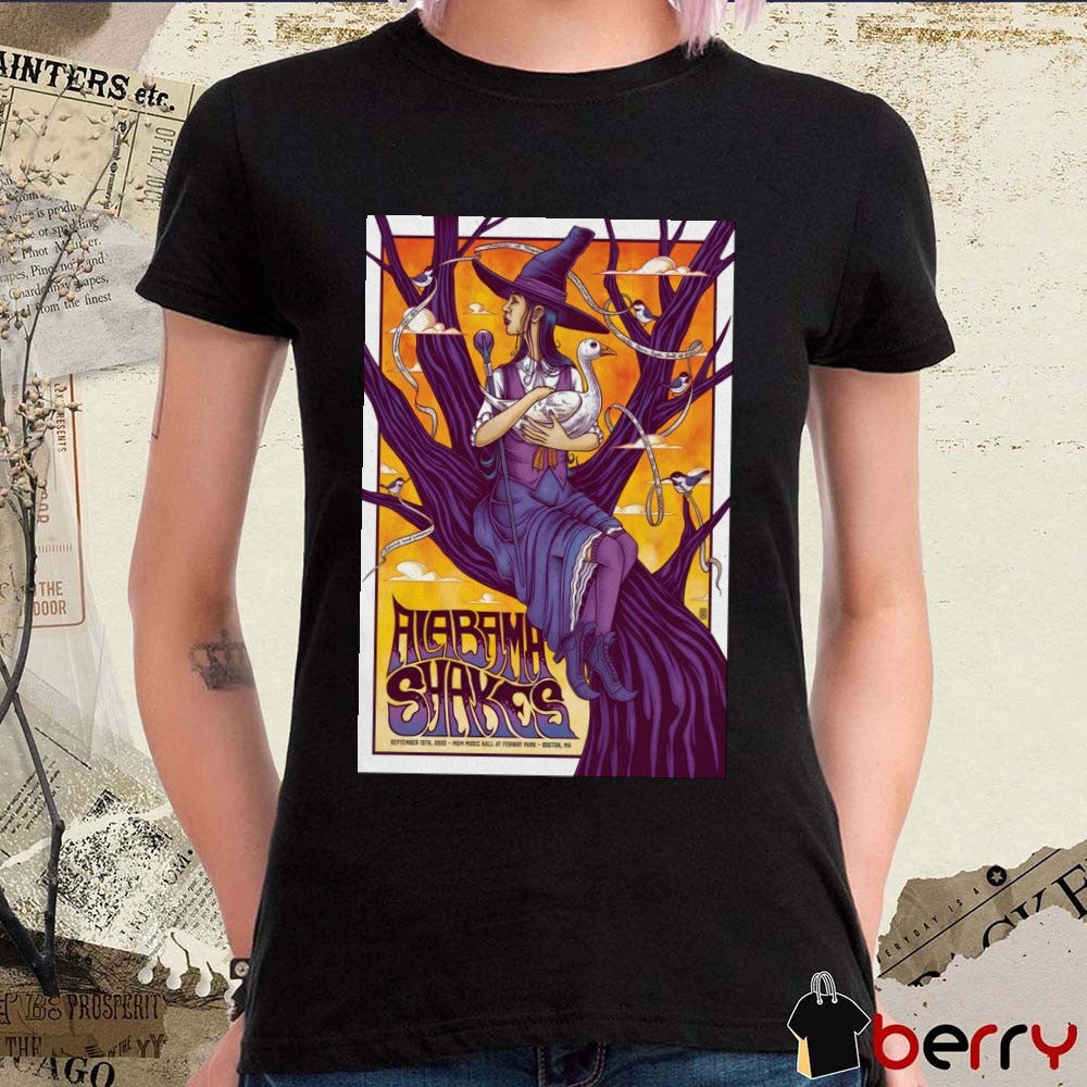 Poster Alabama Shakes MGM Music Hall At Fenway Park Boston, MA Tour September 15 2025 t-shirt