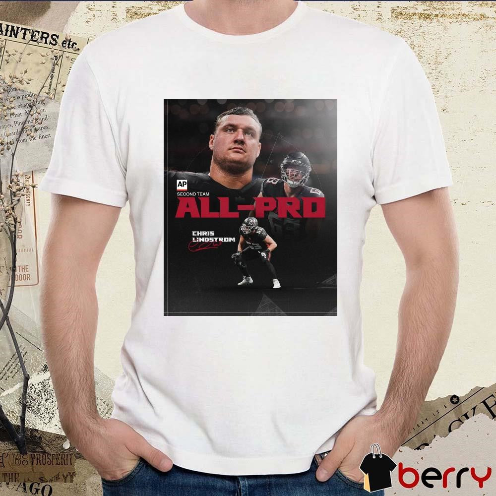 Poster Atlanta Falcons Chris Lindstrom AP Second Team All-Pro That’s Our G Signature t-shirt