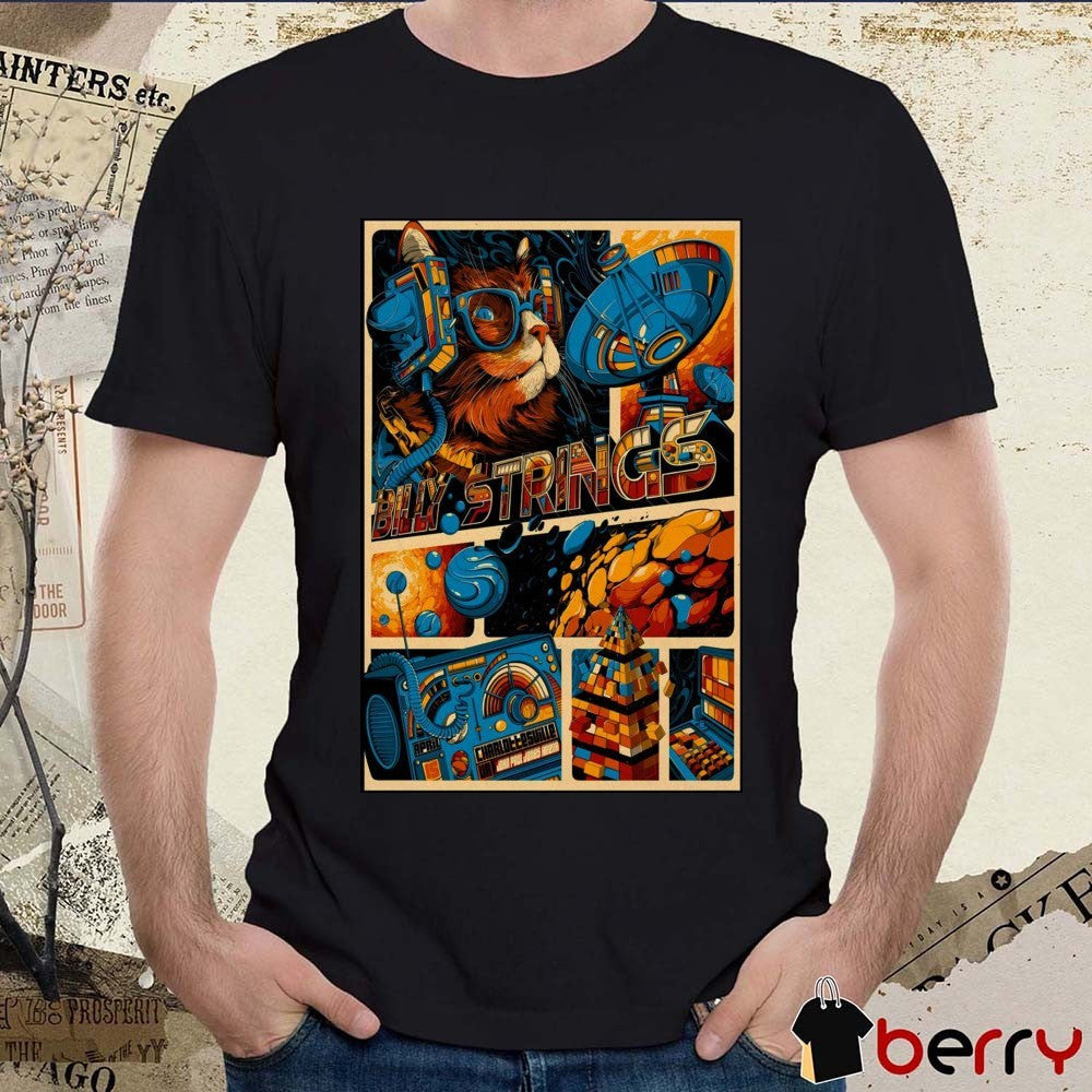 Poster Billy Strings John Paul Jones Arena Charlottesville VA April 15 2025 Tour t-shirt