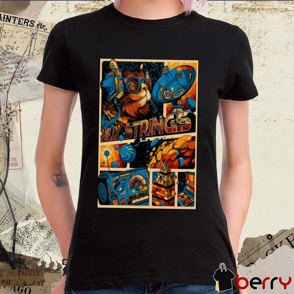 Poster Billy Strings John Paul Jones Arena Charlottesville VA April 15 2025 Tour t-shirt